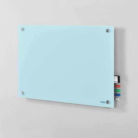 Global Industrial Glass Dry Erase Board, 24, 36, Seafoam 695700